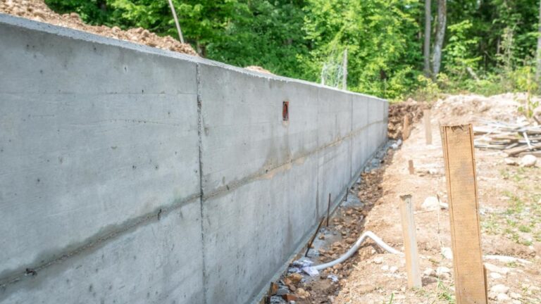 Fondation pour muret de 60 cm