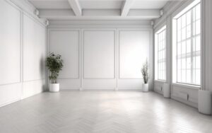 Peindre des poutres en blanc cérusé